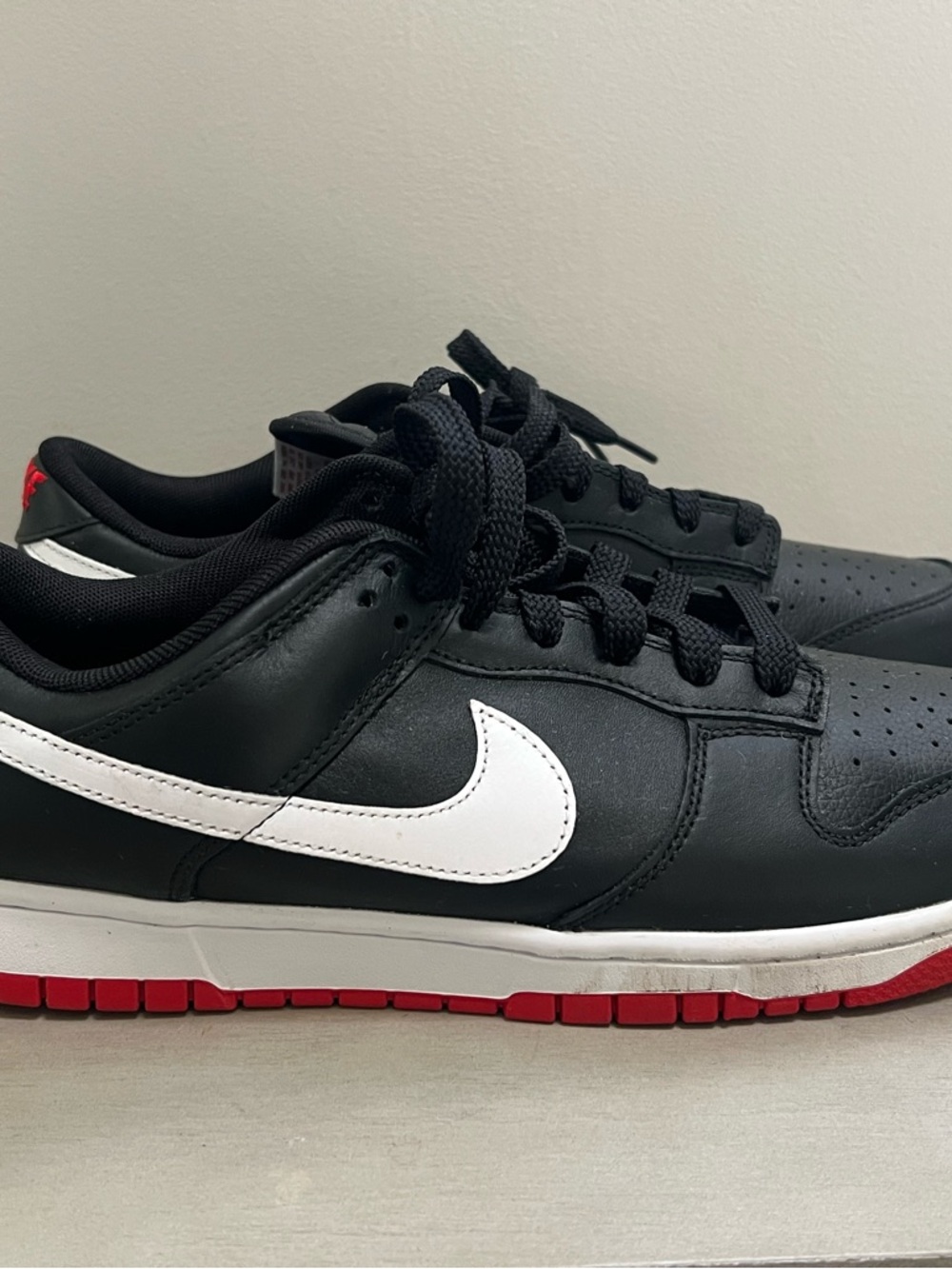 Nike Dunk Low Black White Red FV9524-900 Men’s Size 13 Chicago Style